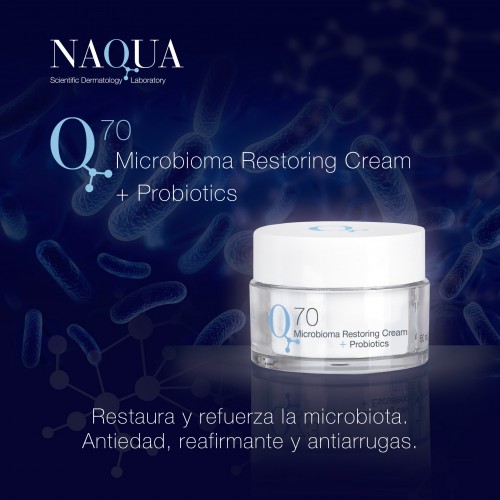 Naqua Q70 crema microbioma restoring+probiotics