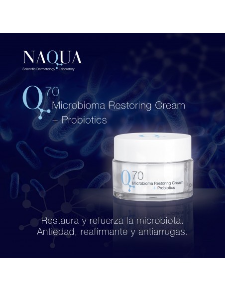 Naqua Q70 crema microbioma restoring+probiotics